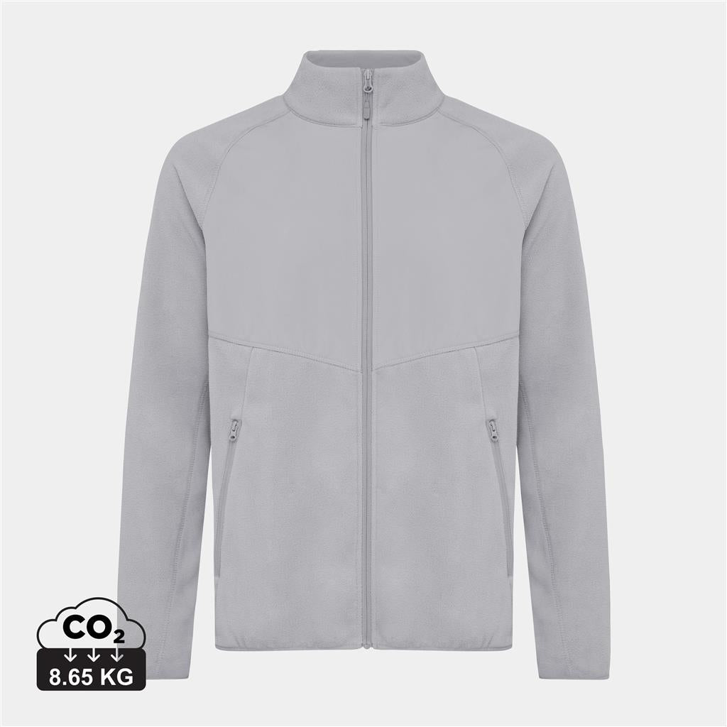 Iqoniq Talung recycled polyester microfleece zip through - illuminated