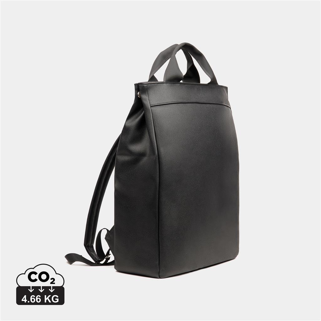 VINGA Bermond RCS recycled PU backpack - illuminated