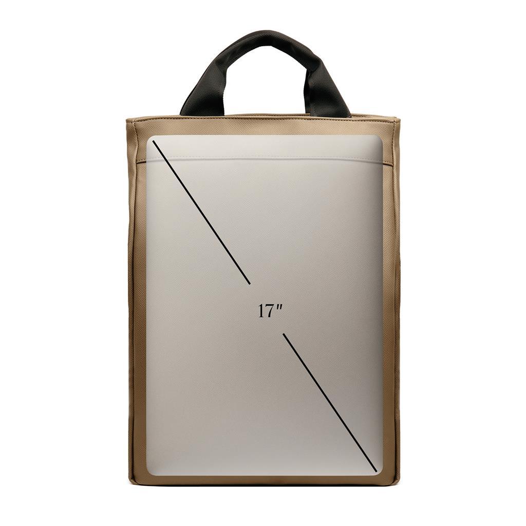 VINGA Bermond RCS recycled PU backpack - illuminated