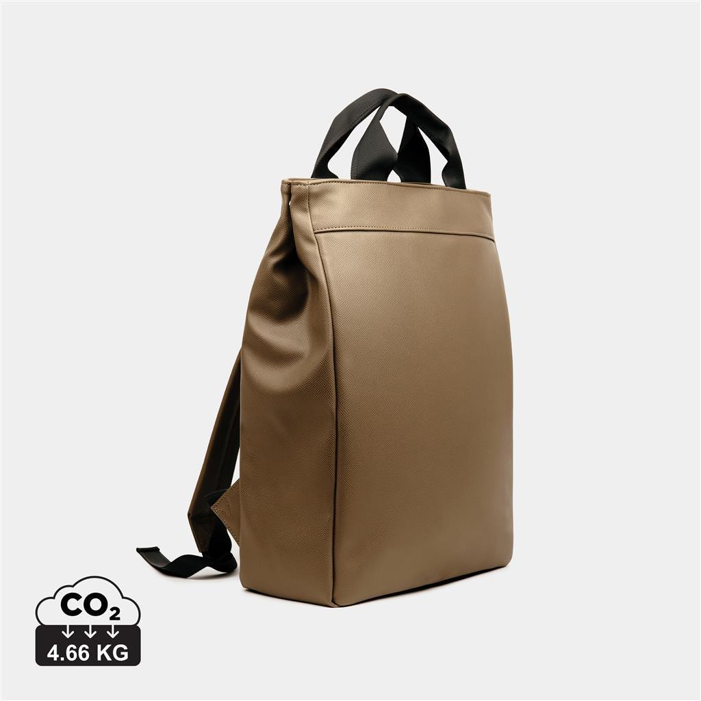 VINGA Bermond RCS recycled PU backpack - illuminated