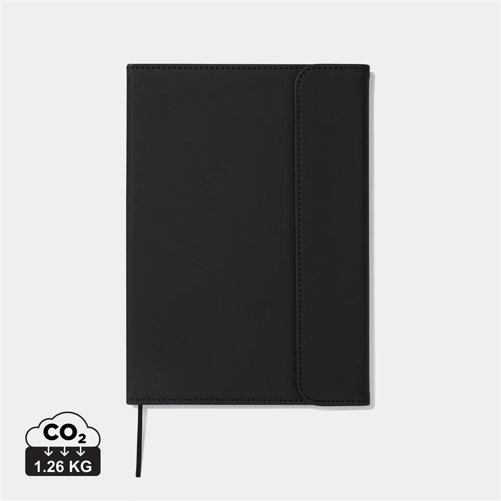 VINGA Baltimore GRS certified paper & PU notebook - illuminated