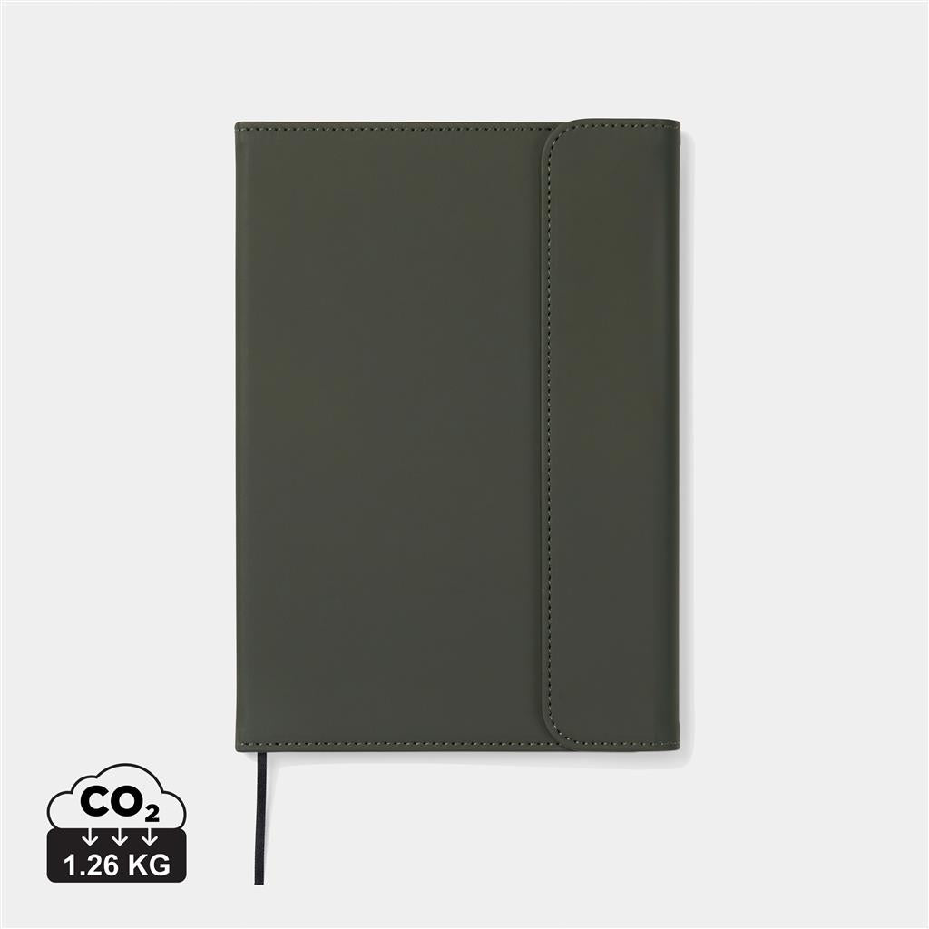 VINGA Baltimore GRS certified paper & PU notebook - illuminated