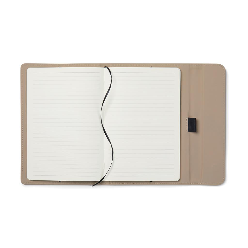 VINGA Baltimore GRS certified paper & PU notebook - illuminated