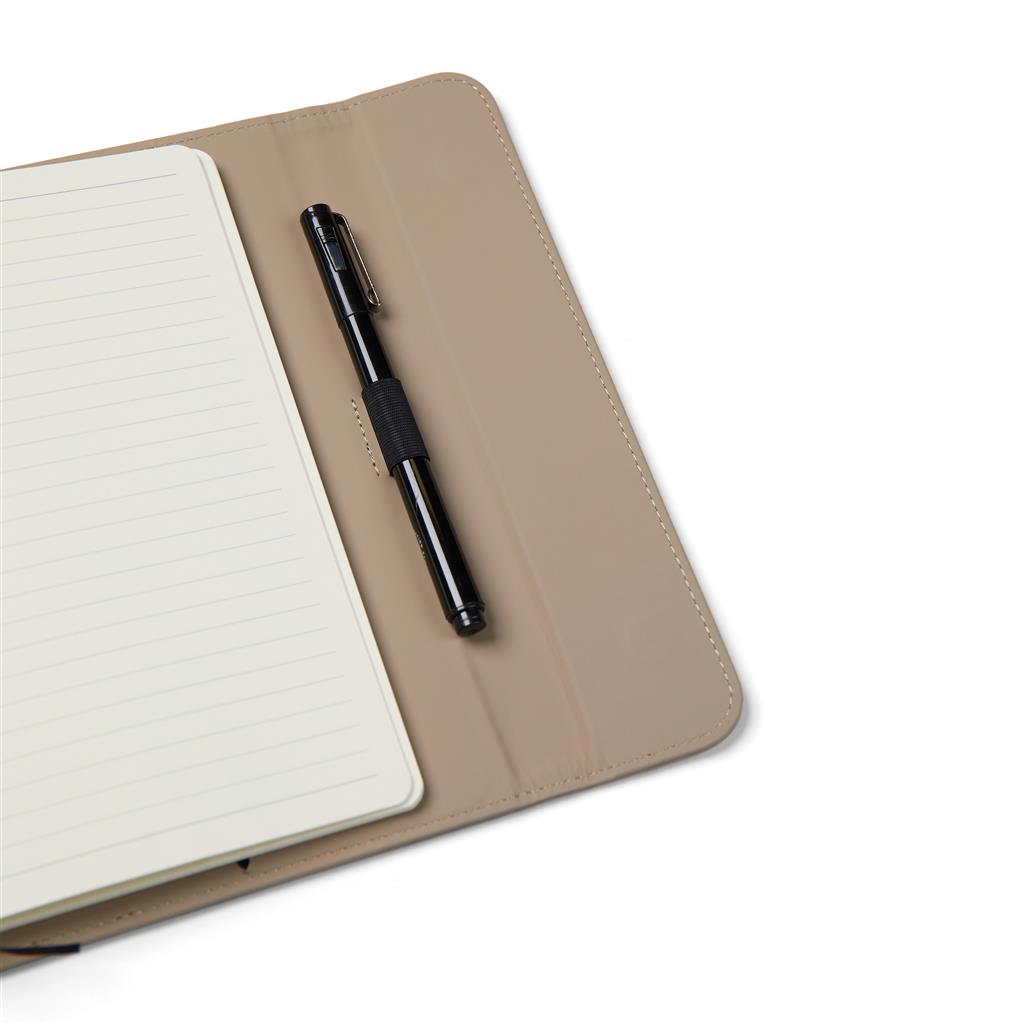 VINGA Baltimore GRS certified paper & PU notebook - illuminated