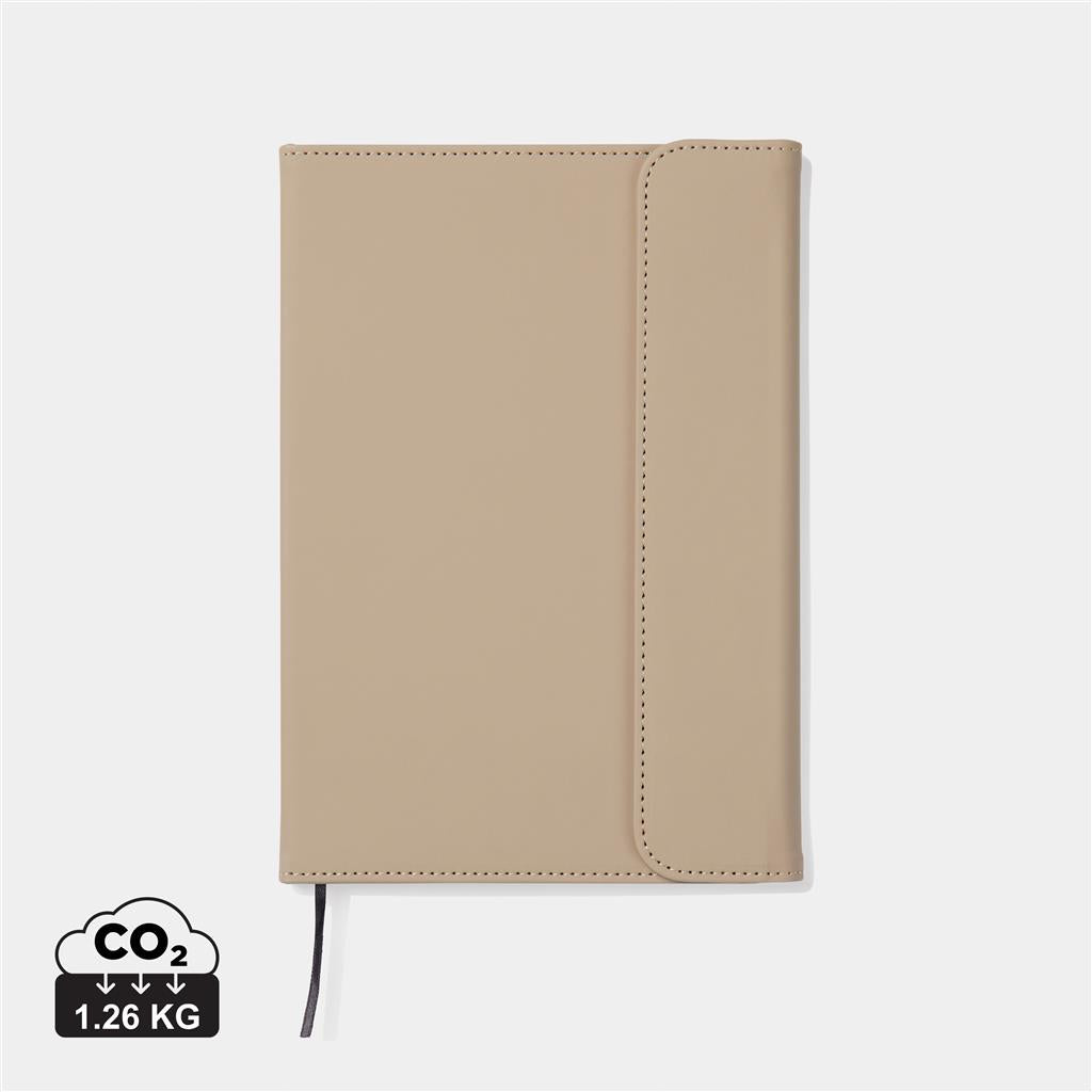 VINGA Baltimore GRS certified paper & PU notebook - illuminated