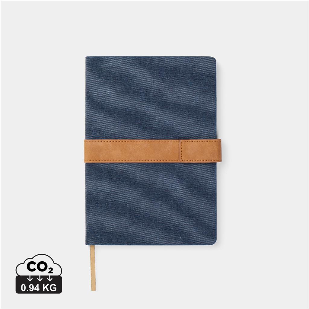 VINGA Bosler RCS recycled canvas notebook - illuminated