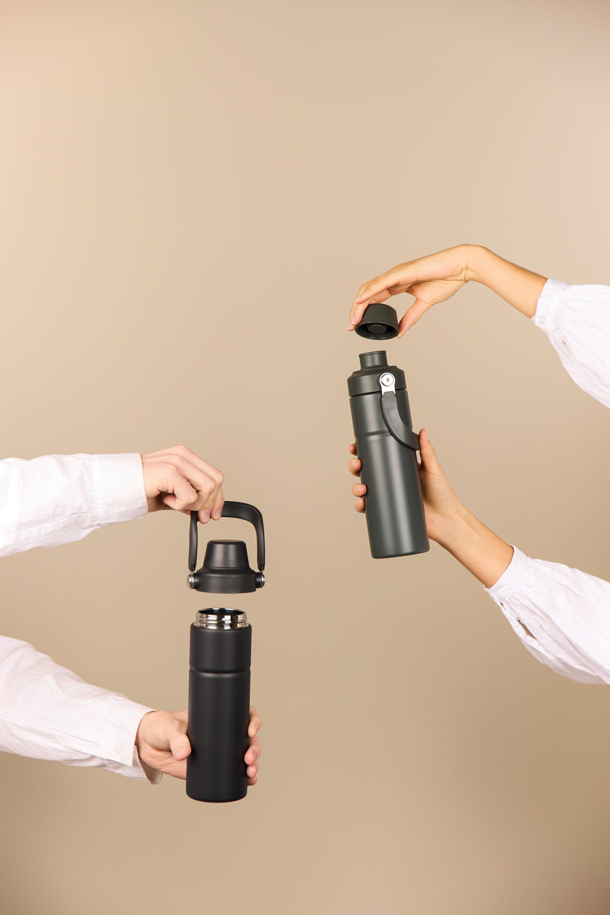 Recycled Stainless Steel Bottle - VINGA Baltimore Trek 600ml