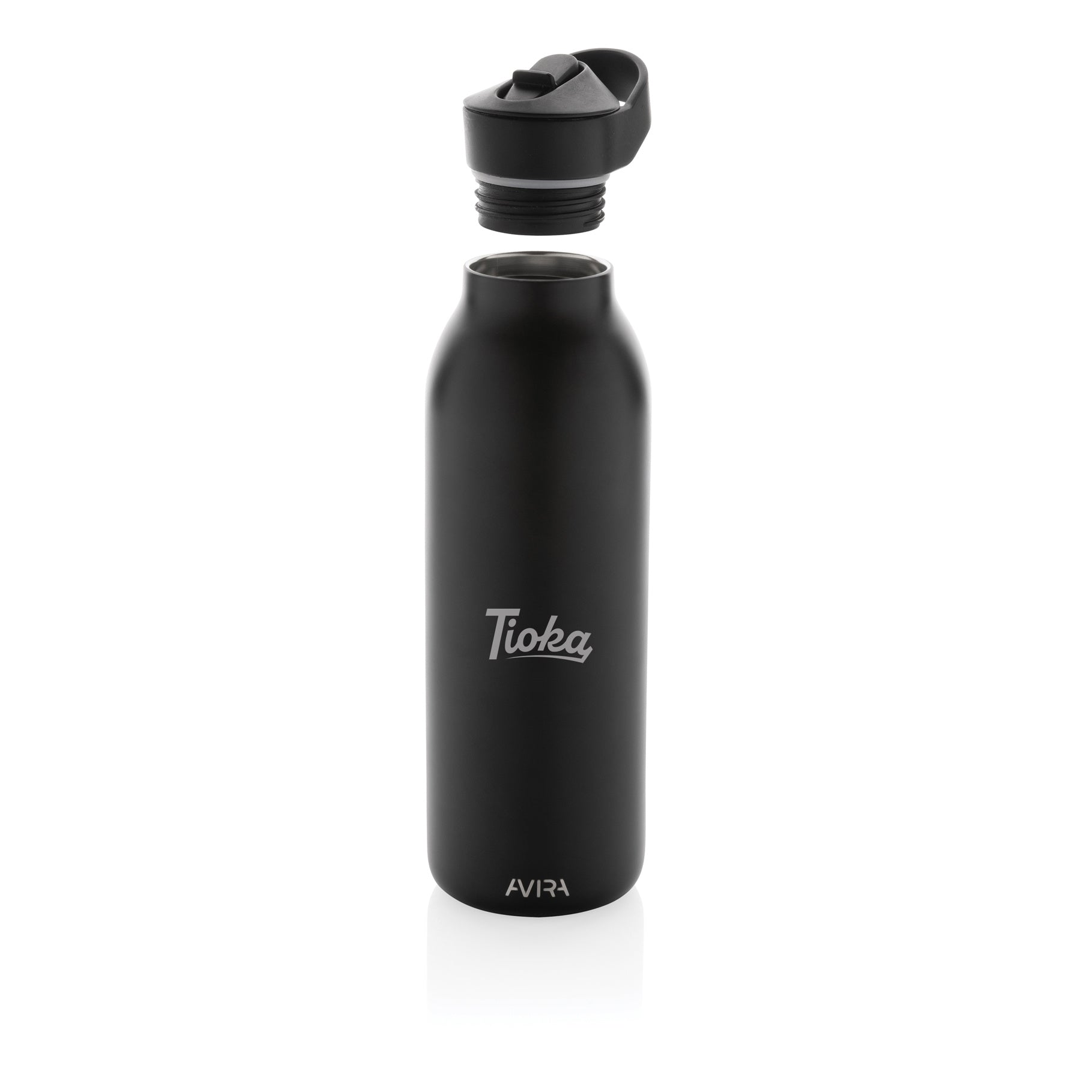 Recycled Steel Fliptop 500ml Water Bottle - Avira Ara