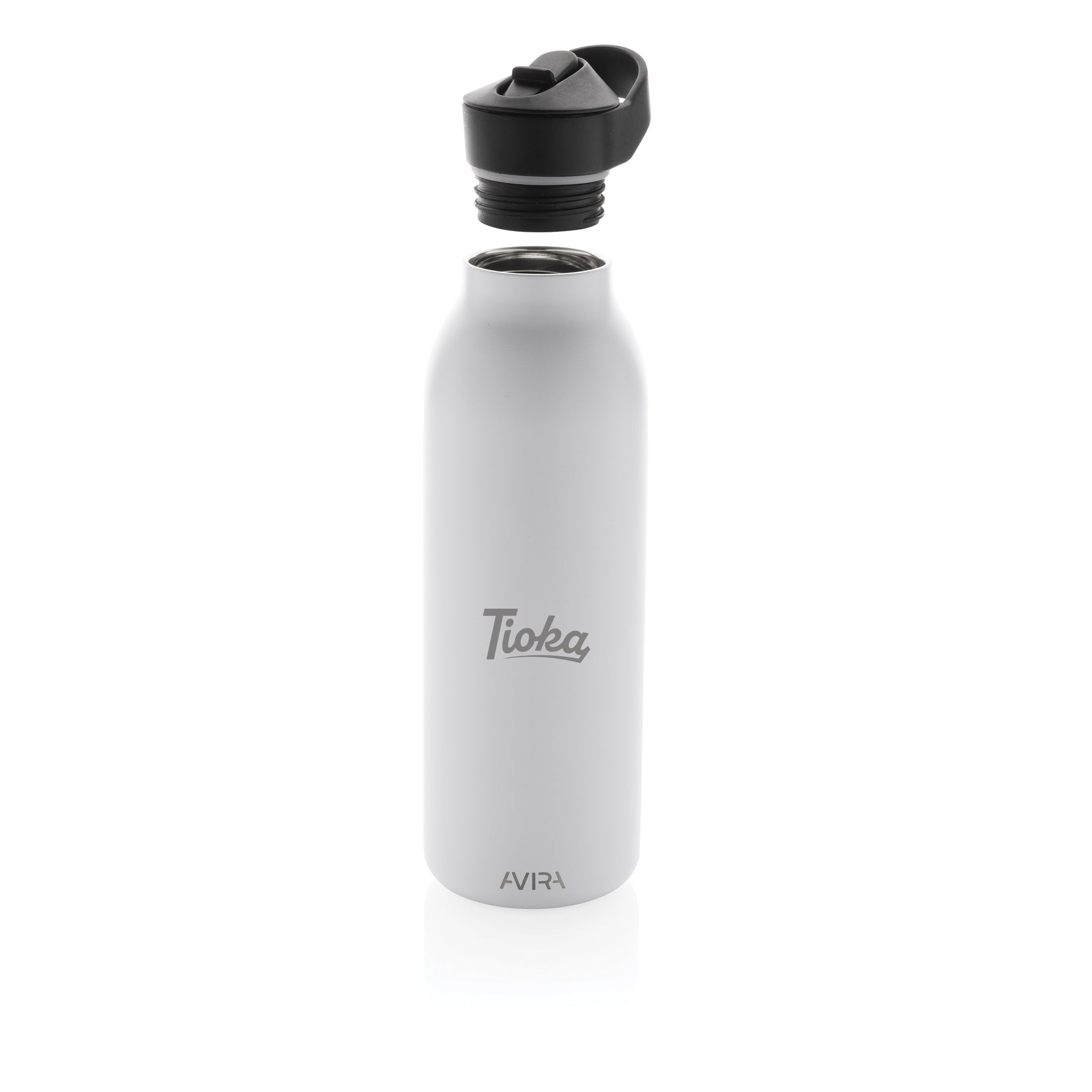 Recycled Steel Fliptop 500ml Water Bottle - Avira Ara