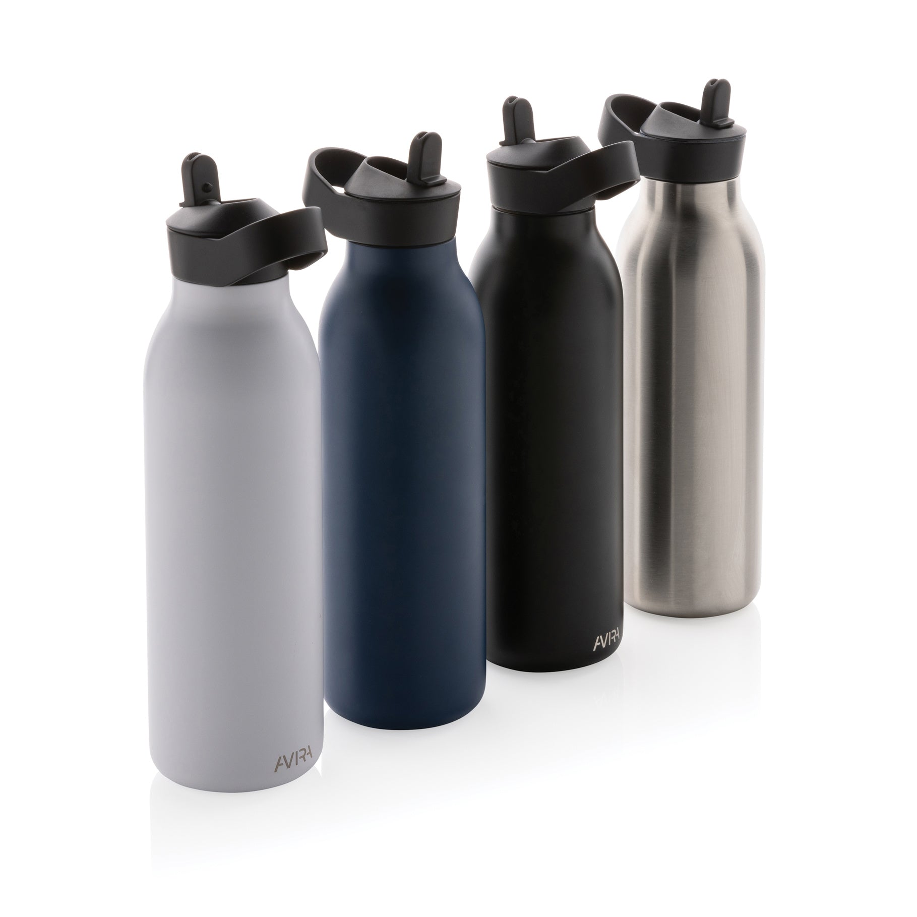 Recycled Steel Fliptop 500ml Water Bottle - Avira Ara