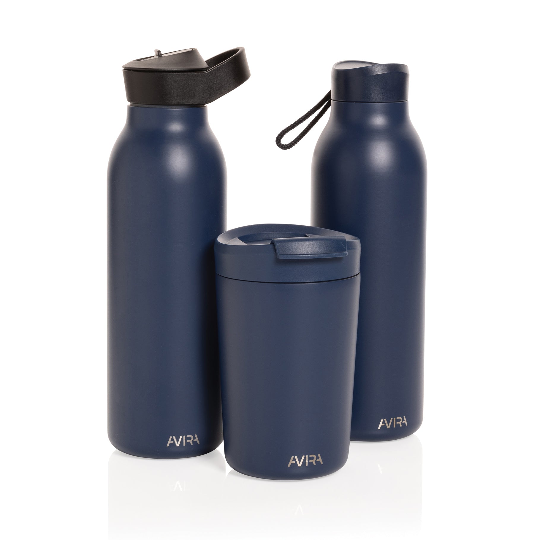 Recycled Steel Fliptop 500ml Water Bottle - Avira Ara