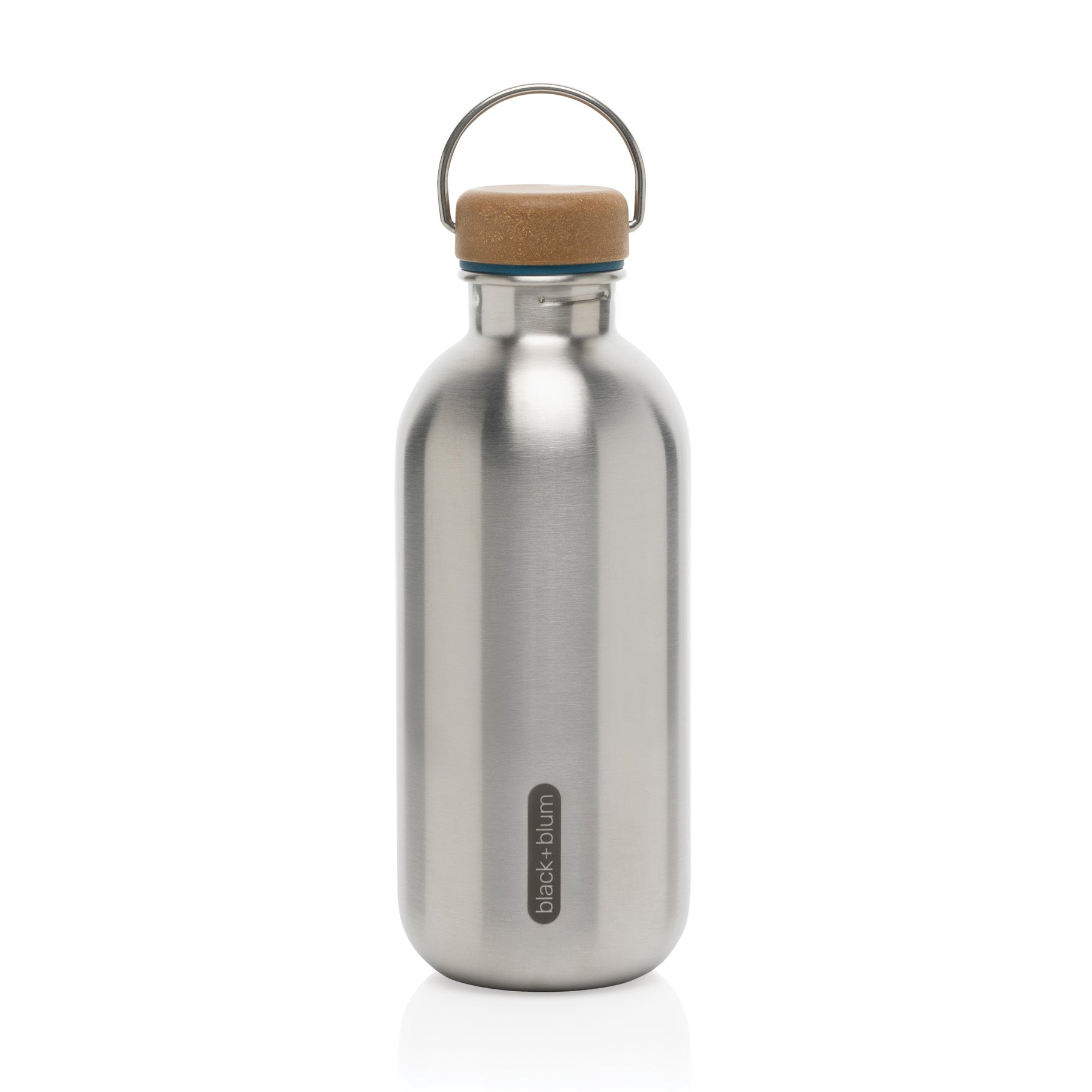 Custom Logo Black+Blum Steel Water Bottle 600ml