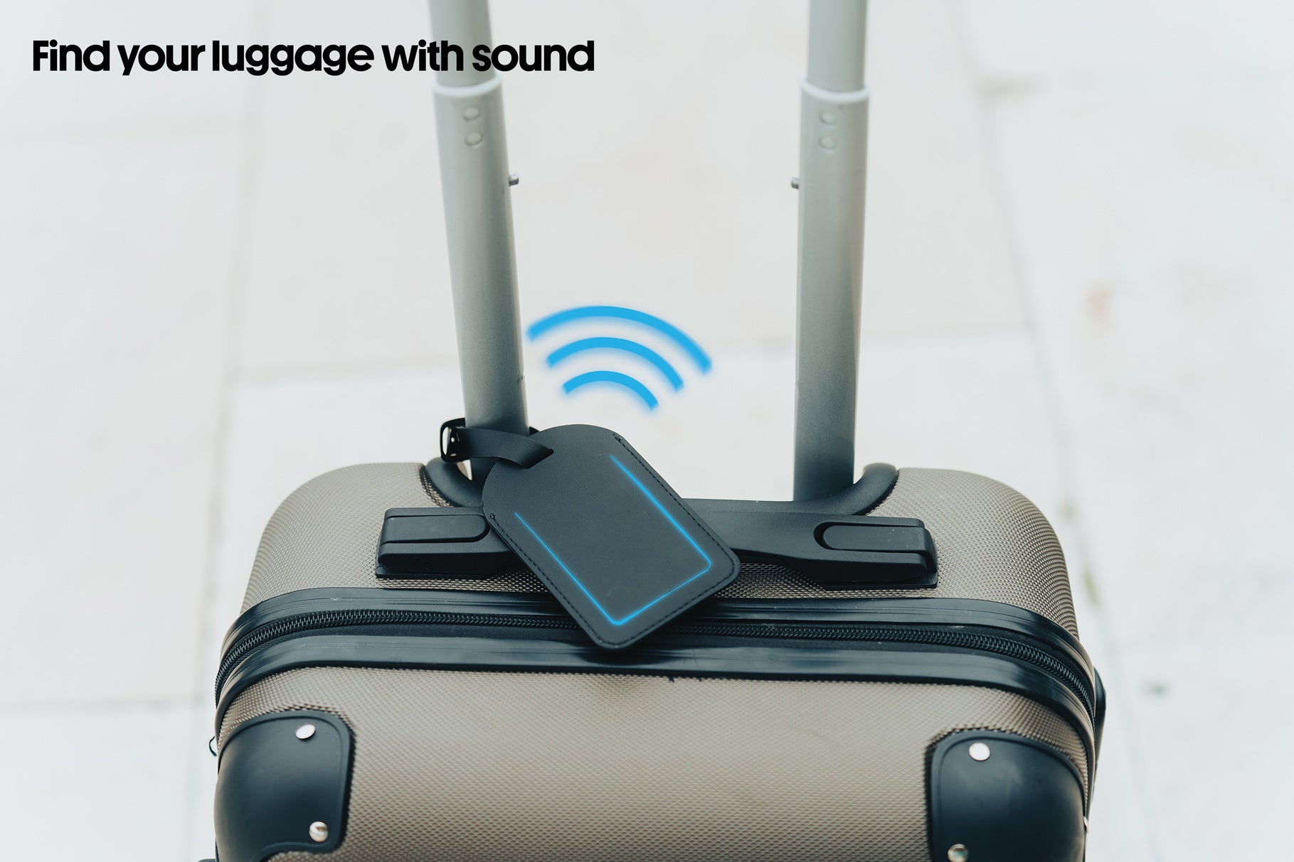 Recycled Polyester Luggage Tag With Worldwide Locating - Globetrack