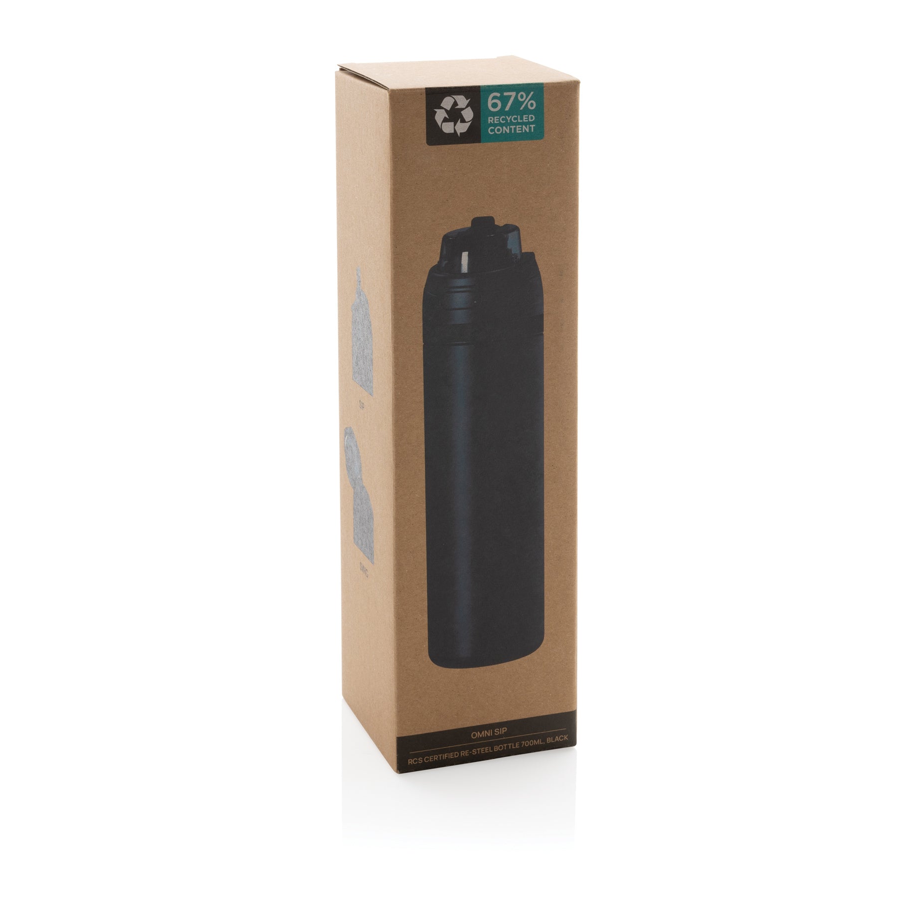 Recycled Steel Lockable Bottle - Omni Sip 700ml