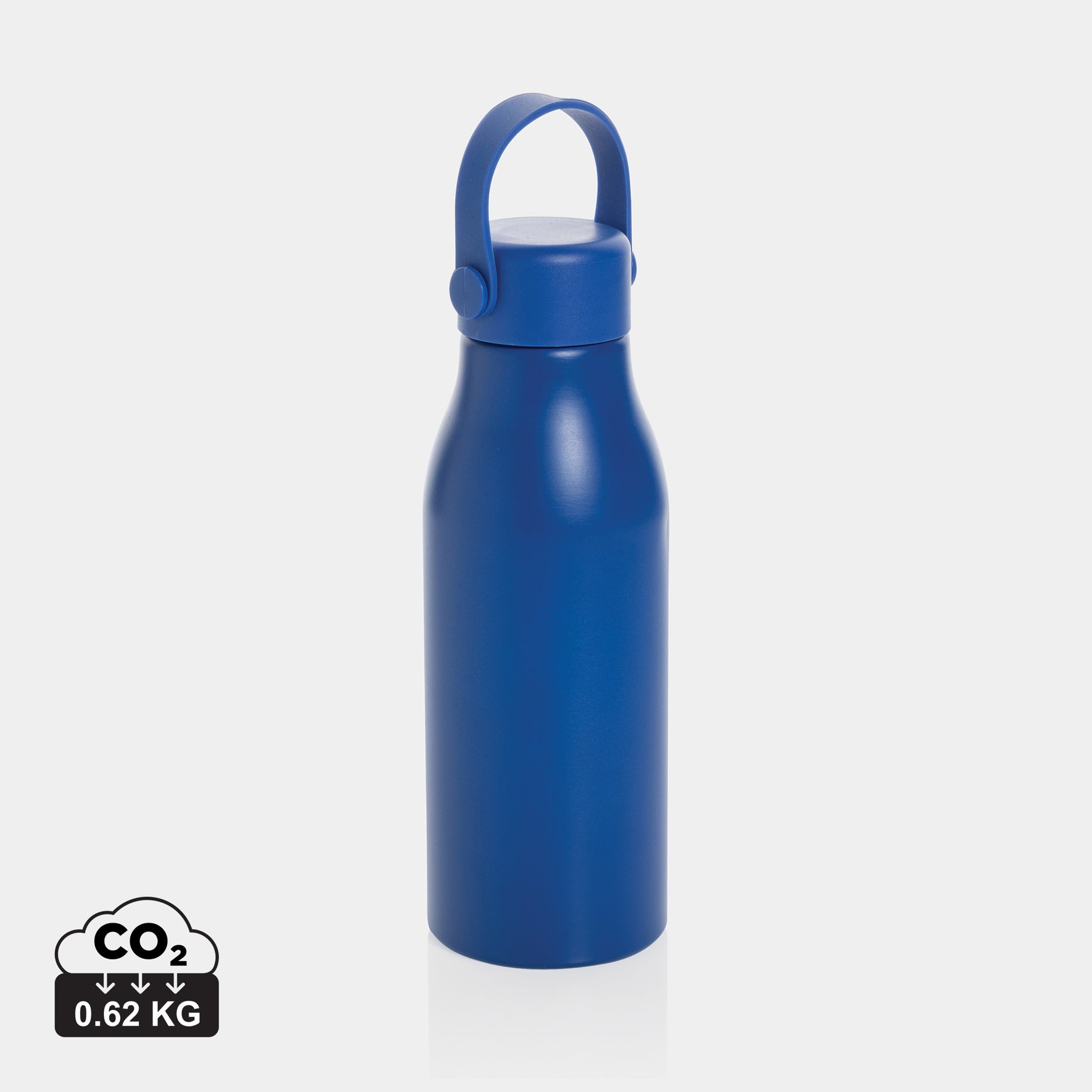 Branded Recycled Aluminium Bottle - Pluto 680ml - illuminated