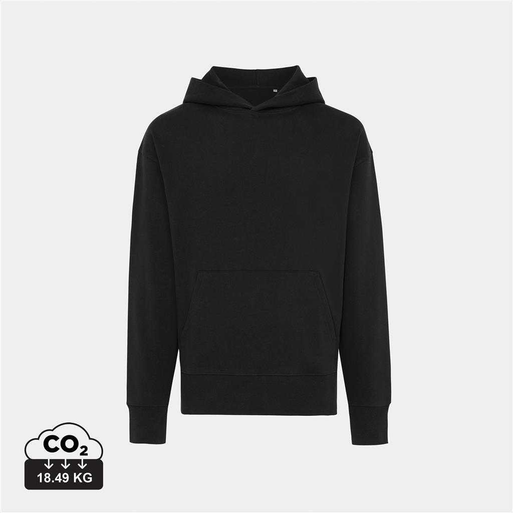 Recycled cotton relaxed hoodie - illuminated