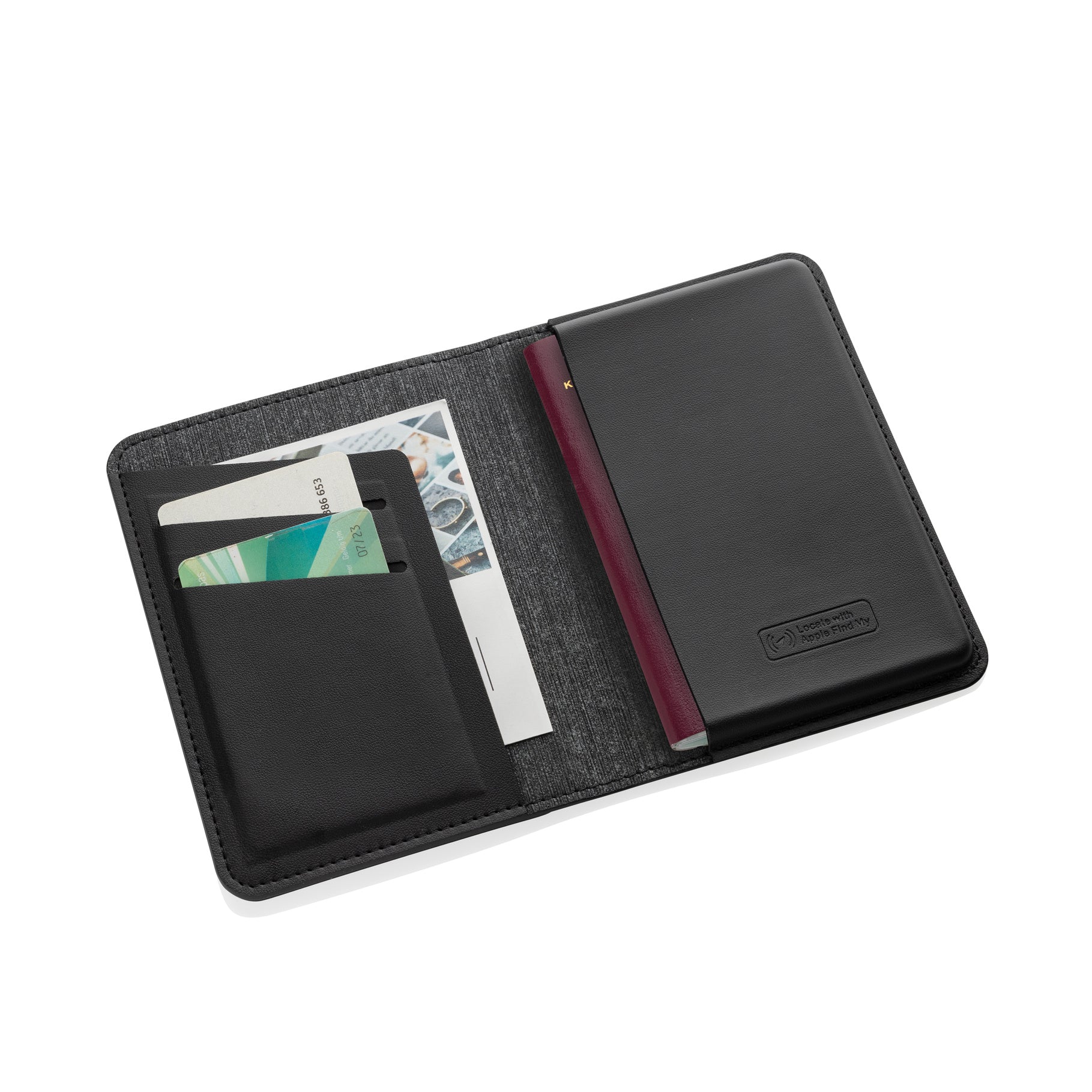 Recycled Polyester Passport Holder - Trackmate Worldwide