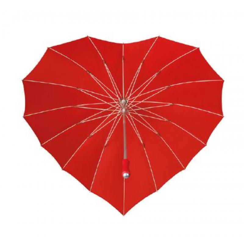 Heart Shaped Umbrella - illuminated