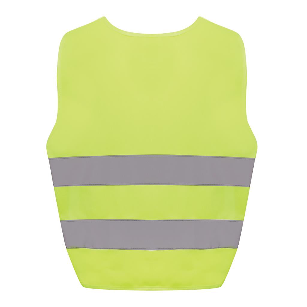 GRS recycled PET high-visibility safety vest 3-6 years - illuminated