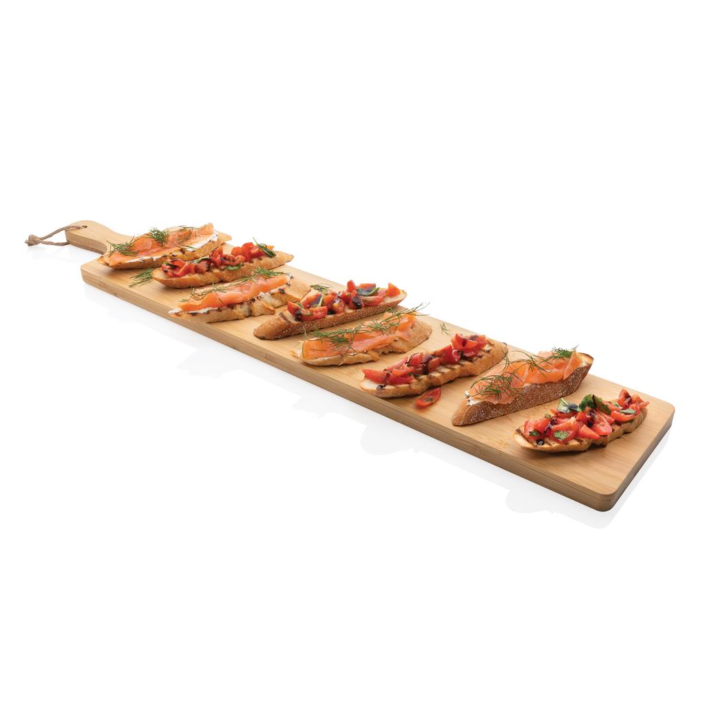 Ukiyo bamboo large serving board - illuminated