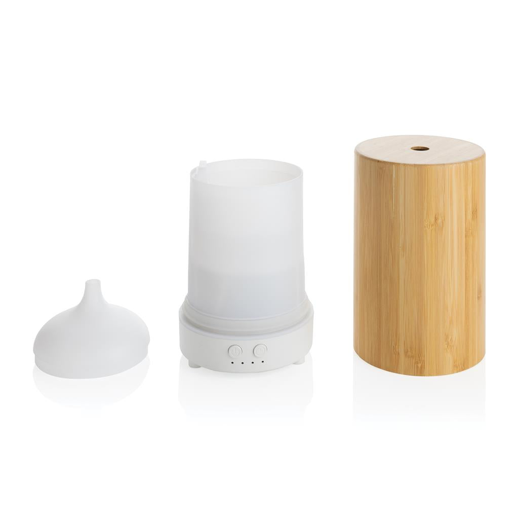 RCS recycled plastic and bamboo aroma diffuser - illuminated