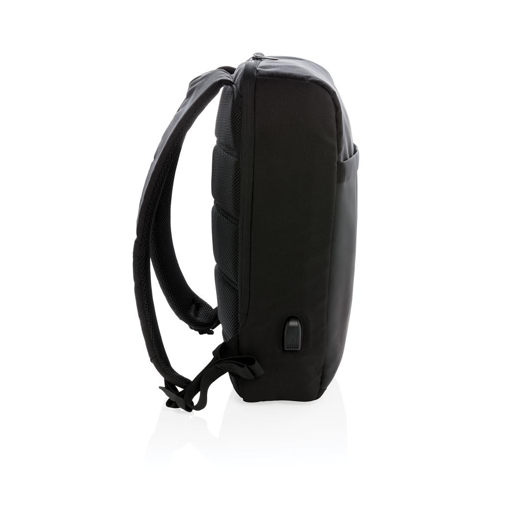 Swiss Peak 15" anti-theft RFID & USB backpack PVC free - illuminated