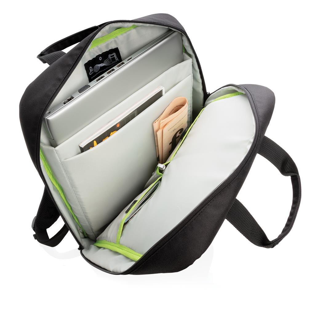 Soho business RPET 15.6" laptop backpack PVC free - illuminated