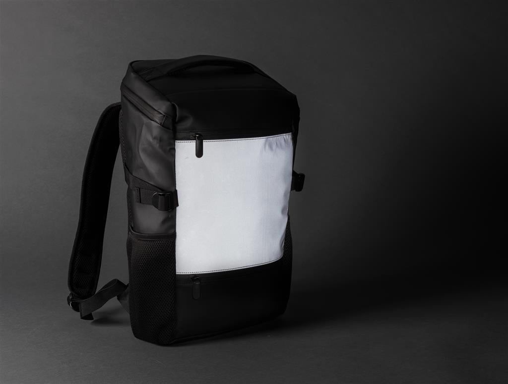 PU high visibility easy access 15.6" laptop backpack - illuminated