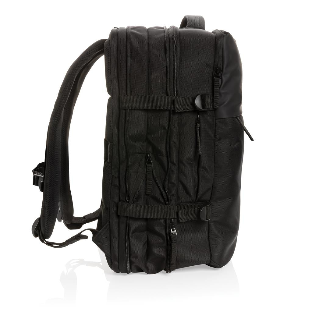 Swiss Peak AWARE™ RPET 15.6' expandable weekend backpack - illuminated