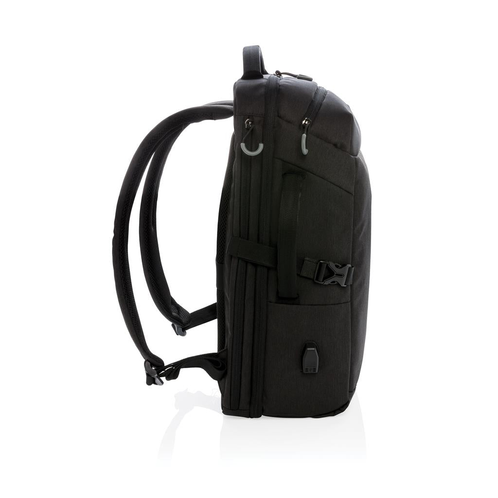 Swiss Peak AWARE™ XXL weekend travel backpack - illuminated