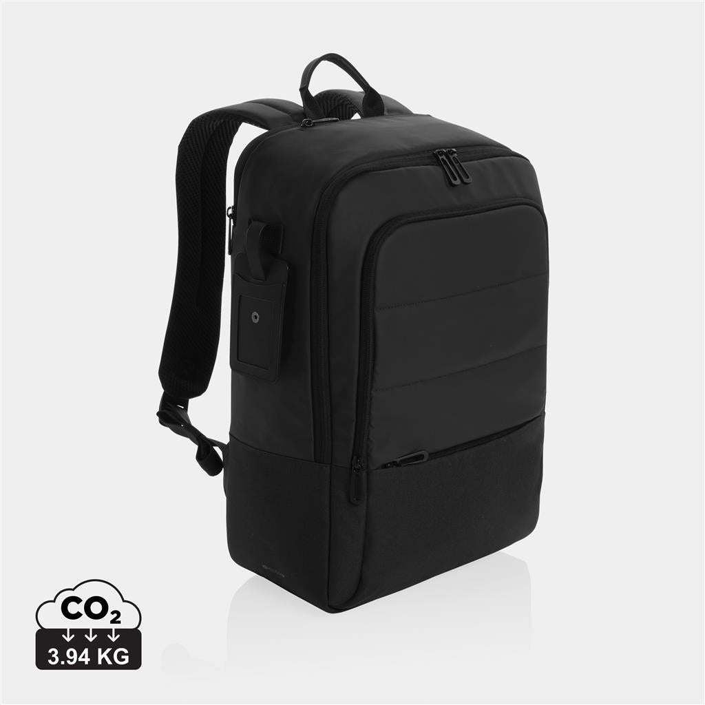 Armond AWARE™ RPET 15.6 inch deluxe laptop backpack - illuminated