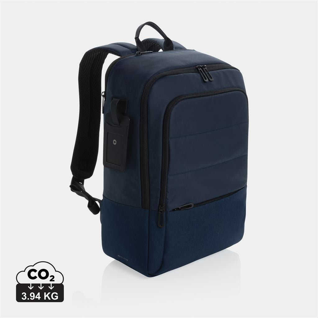 Armond AWARE™ RPET 15.6 inch deluxe laptop backpack - illuminated