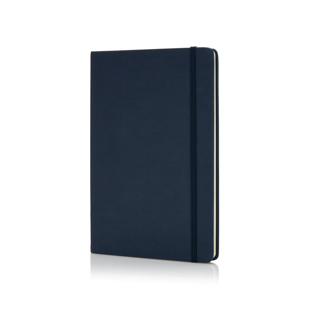 Deluxe hardcover PU A5 notebook - illuminated