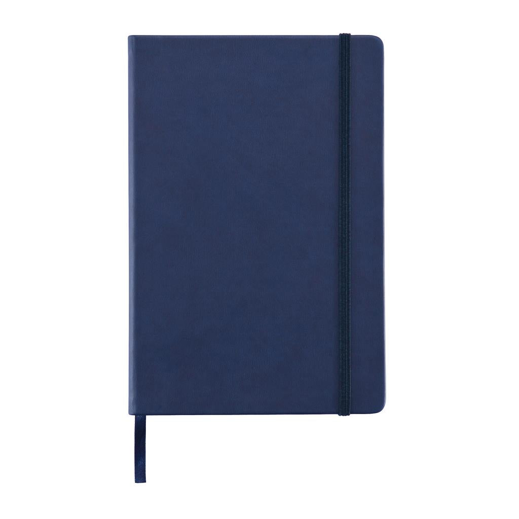 Deluxe hardcover PU A5 notebook - illuminated