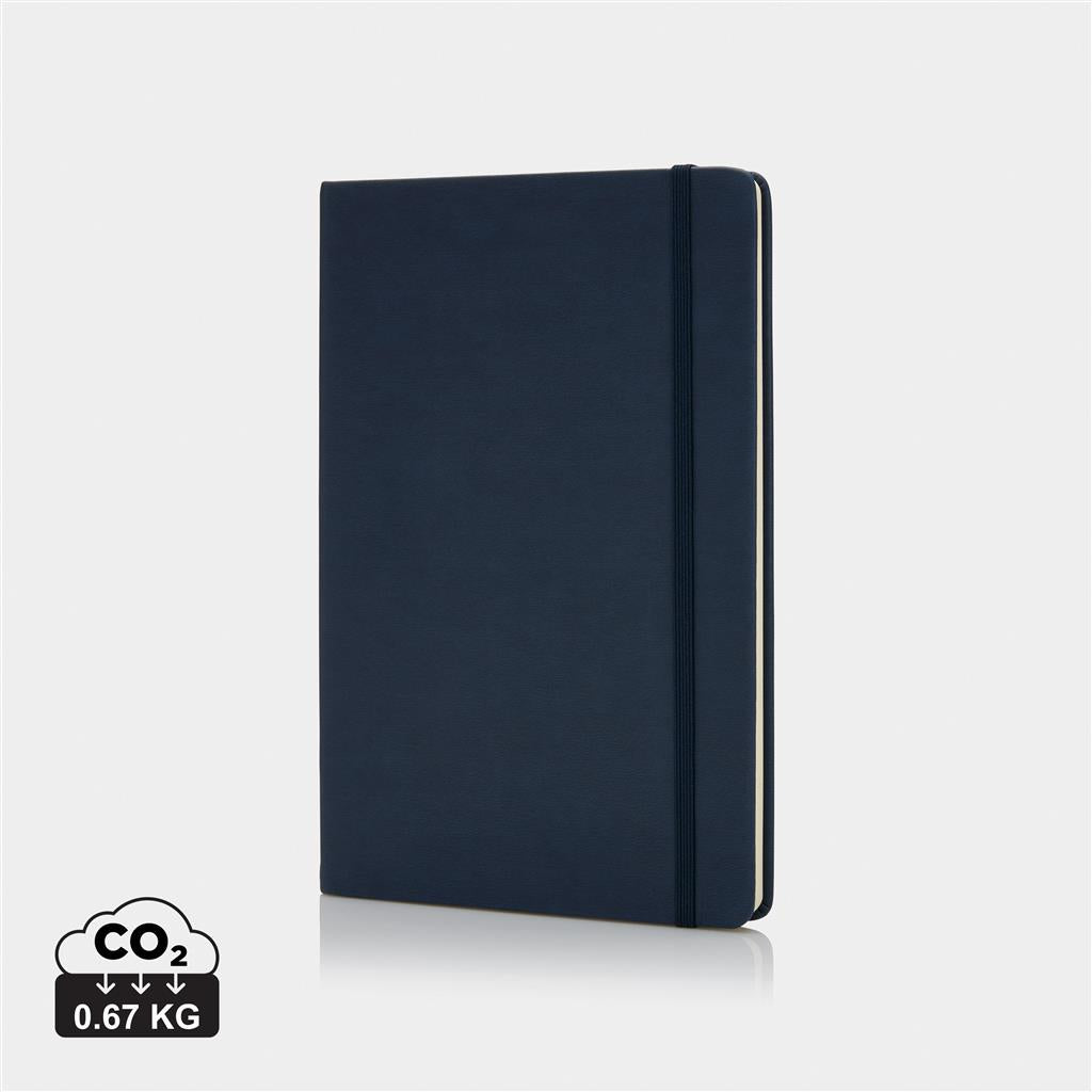 Deluxe hardcover PU A5 notebook - illuminated