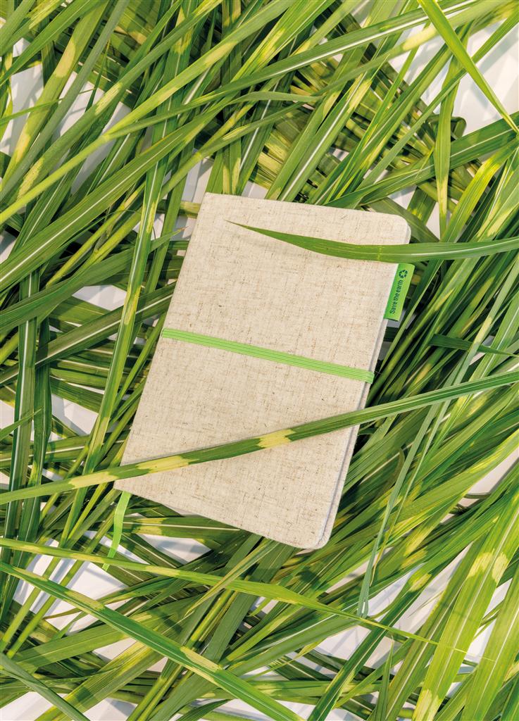 A5 jute notebook - illuminated