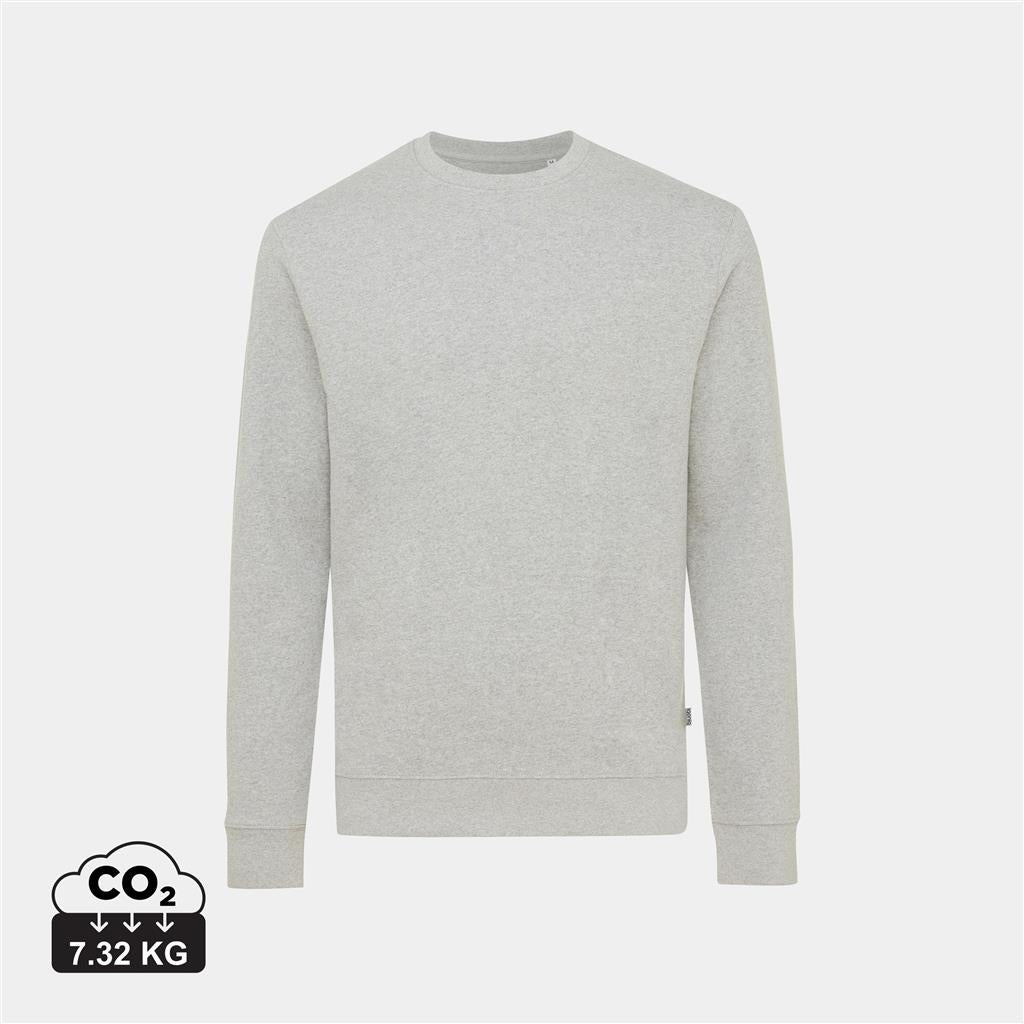 Iqoniq Denali recycled cotton crew neck undyed - illuminated