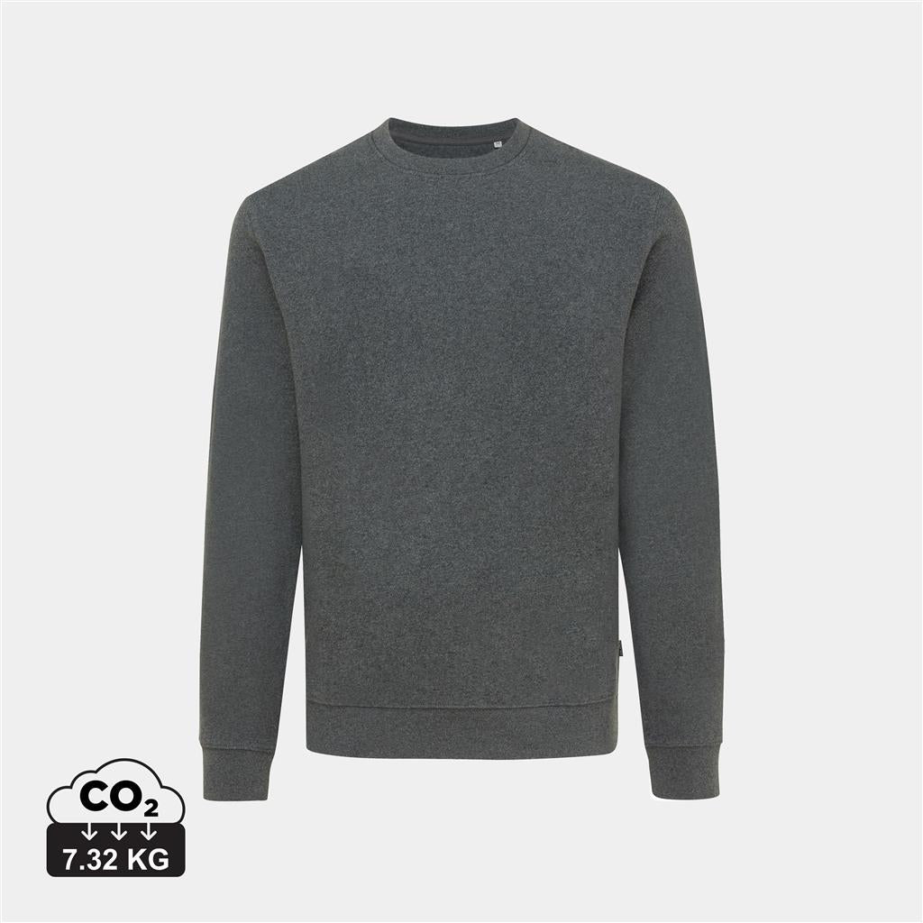 Iqoniq Denali recycled cotton crew neck undyed - illuminated