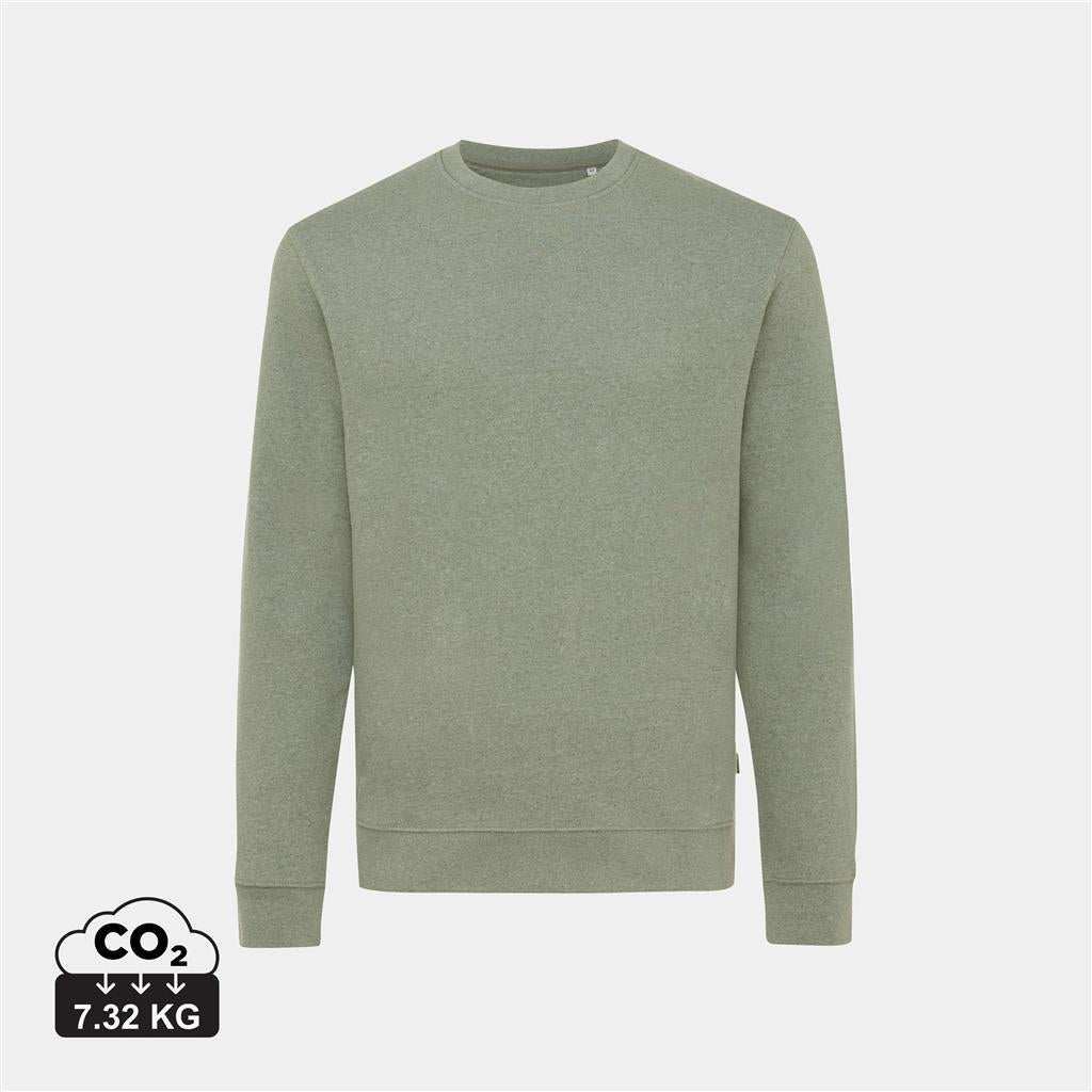 Iqoniq Denali recycled cotton crew neck undyed - illuminated