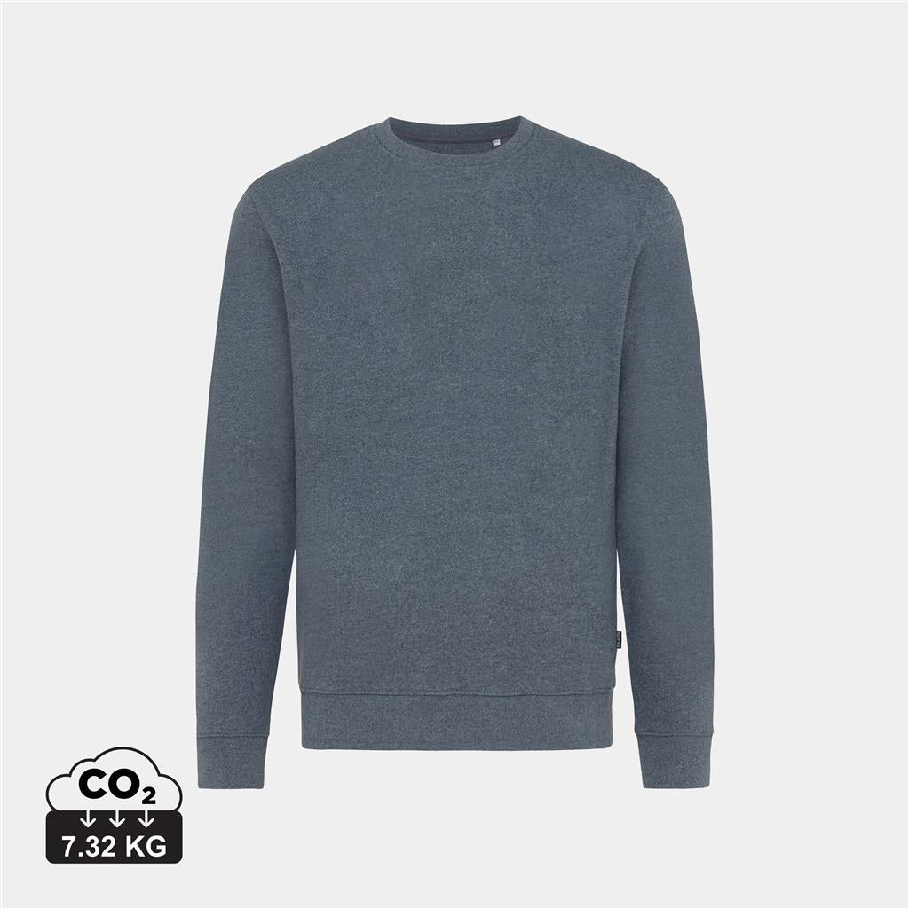 Iqoniq Denali recycled cotton crew neck undyed - illuminated