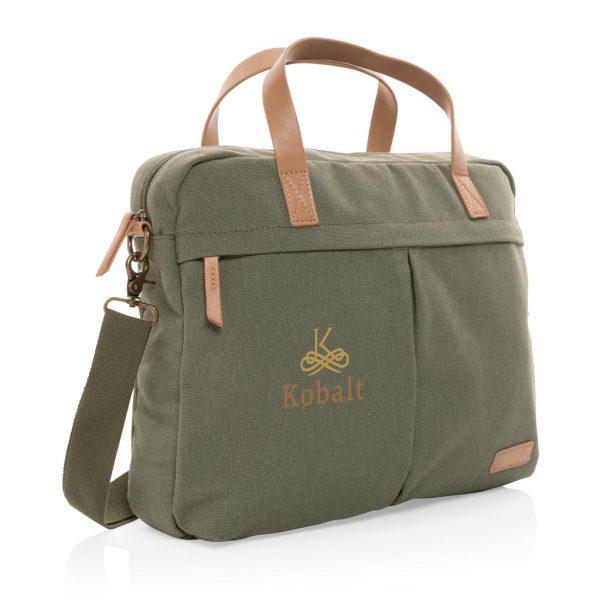 Recycled Canvas Laptop Bag 5