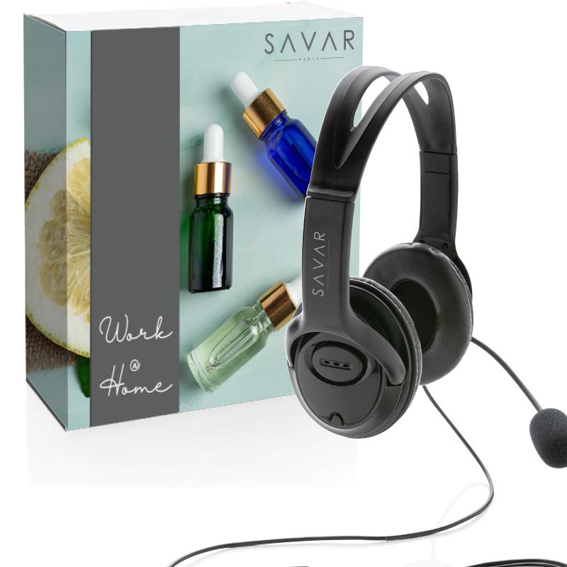 work@home merchbox headphones