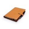 A5NotebookplusPen45  Tan TopDown 0959 800x