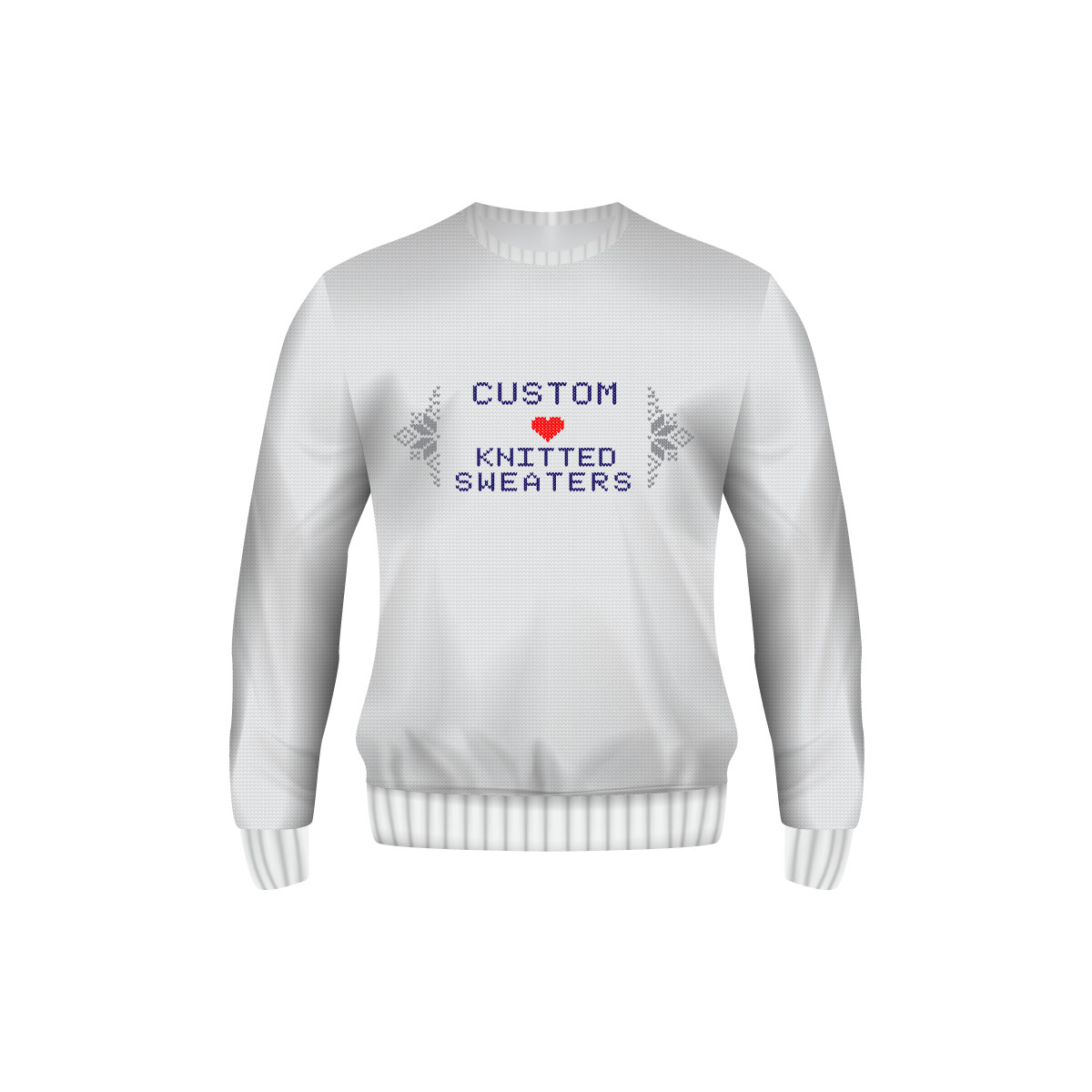 Custom knitted sweaters blank